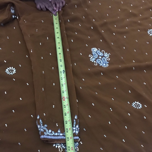 Indian party wear sarie - Picture 6 of 8